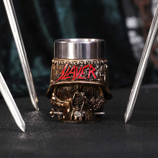 Slayer (Shot Glass) Eagle Helmet Skull