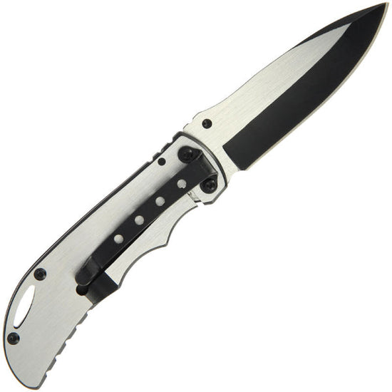 Two Tone Camo Lock Knife