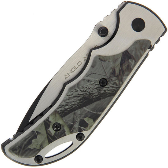 Two Tone Camo Lock Knife