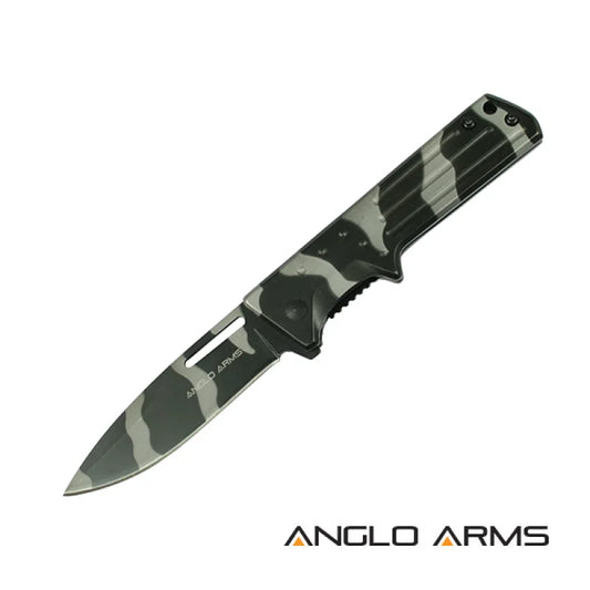 Zebra Camo Lock Knife