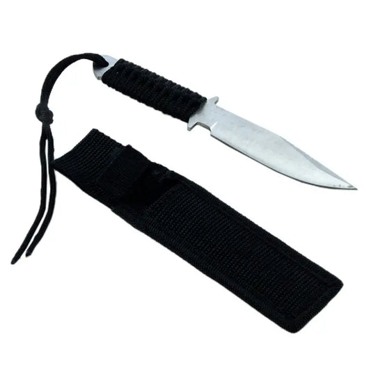 Survival Black Laced Knife | With Case