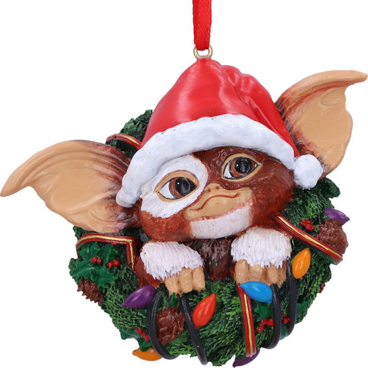 Gizmo in Wreath | Hanging Ornament | Gremlins