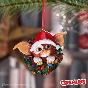 Gremlins Gizmo in Wreath | Hanging Ornament