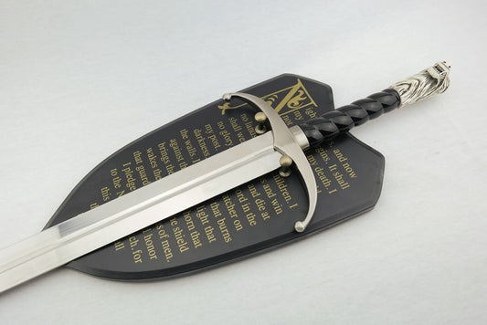 Game of Thrones Top Q | Longclaw Replica Sword | Plaque