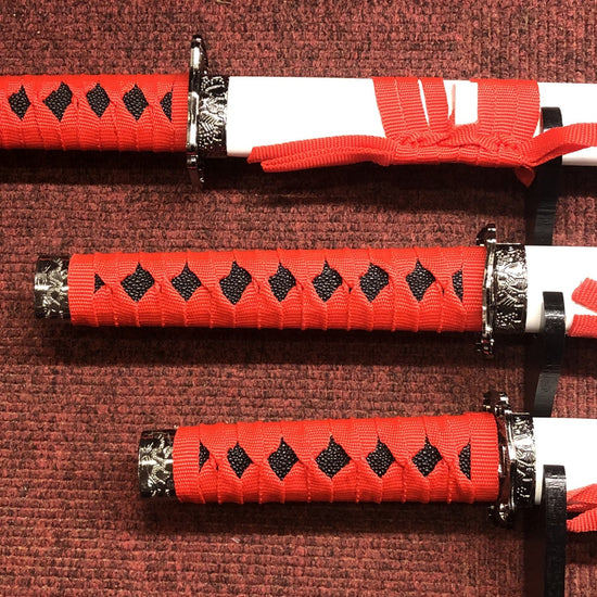 Red & Black Ninja Samurai Sword Set (AW542)-Collectable-Ancient Warrior